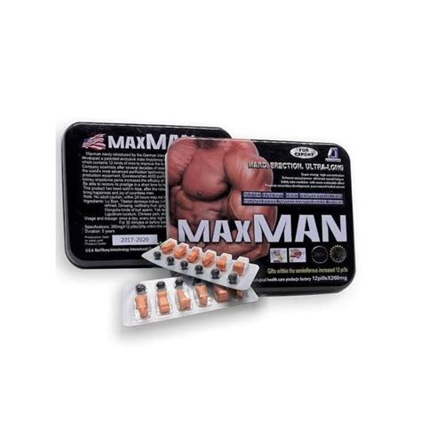 Shop Max Man Delay Ejaculation Effective Sex Pills For Men 12pills × 260mg Online Jumia Ghana