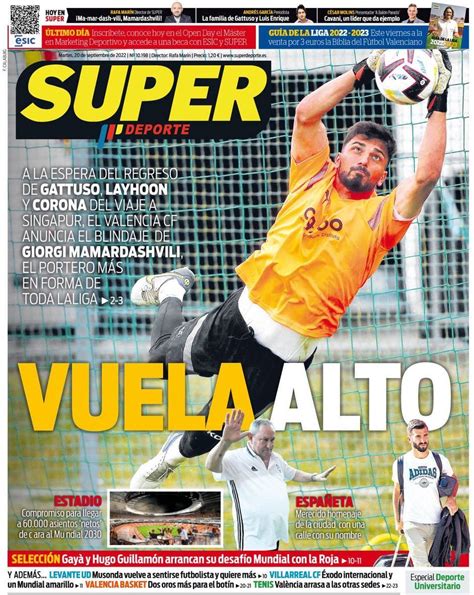 Capa Jornal Superdeporte Setembro Capasjornais Pt