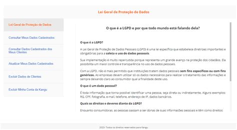 É possível alterar meu cadastro de um CPF para outro CPF diferente Kangu