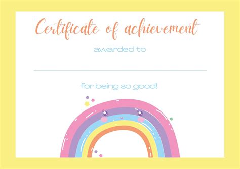 Good Behaviour Certificate In 2024 Charts For Kids Baby Classes