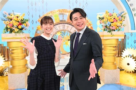 左から佐藤栞里、平成ノブシコブシ吉村。c日本テレビ ノブコブ吉村やアルピー平子が大谷亮平、平井理央、須田亜香里の告白を見届ける 画像