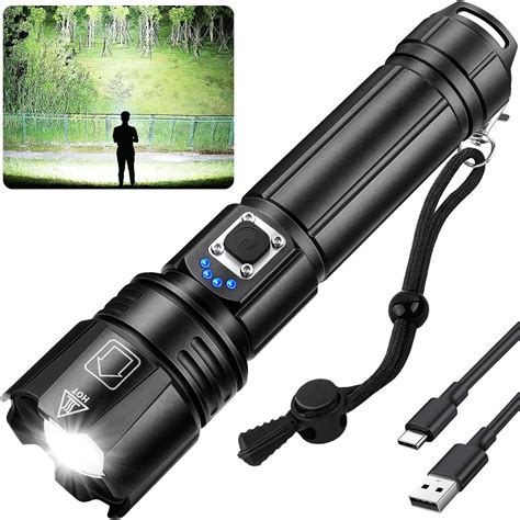 Rechargeable Flashlights High Lumens 990 000 Lumen Brightest Led