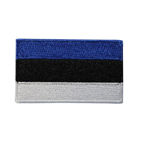 Country Of Estonia Flag Embroidered Iron On Patch Estonian 162 C Ebay