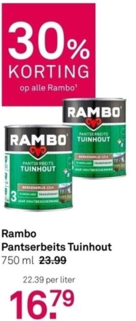 Rambo Pantserbeits Tuinhout Ml Aanbieding Bij Karwei