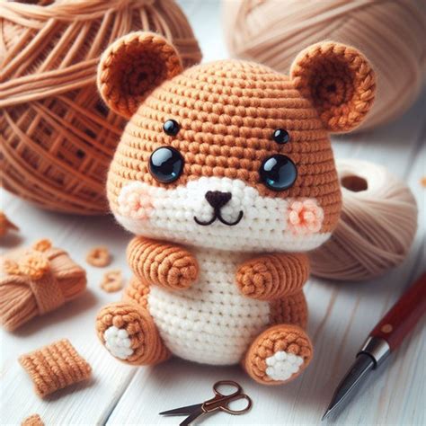 Crochet Hamster Amigurumi Free Pattern Wool Pattern