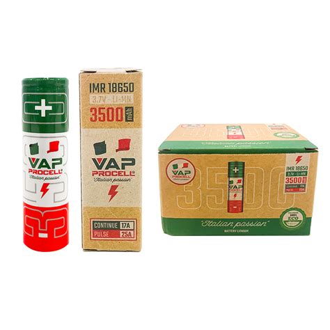 Vap Procell 18650 3500mAh Ingrosso Online Dropshipping