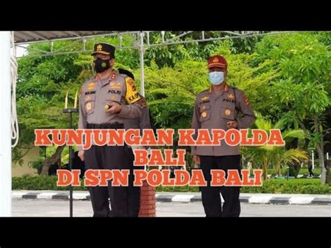 KUNJUNGAN KAPOLDA BALI IRJEN POL Drs PUTU JAYAN DANU PUTRA S H M Si