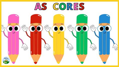 Aprender as cores Cores para crianças em Português YouTube