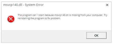 How To Fix Msvcp Dll Missing Errors