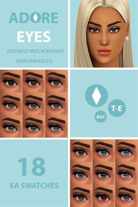 Maxis Match Sims 4 Default Eyes Vfecad