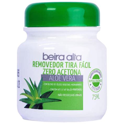 Removedor Zero Acetona Beira Alta Aloe Vera Ml Aaz Farma Farm Cia