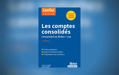 Les comptes consolidés Édition 2e edition ESSCA Knowledge