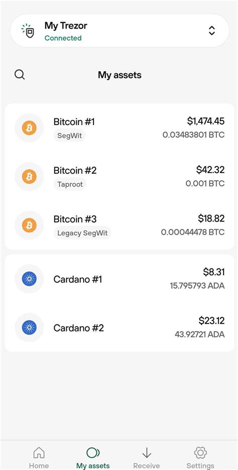 Transaction History In Trezor Suite Lite