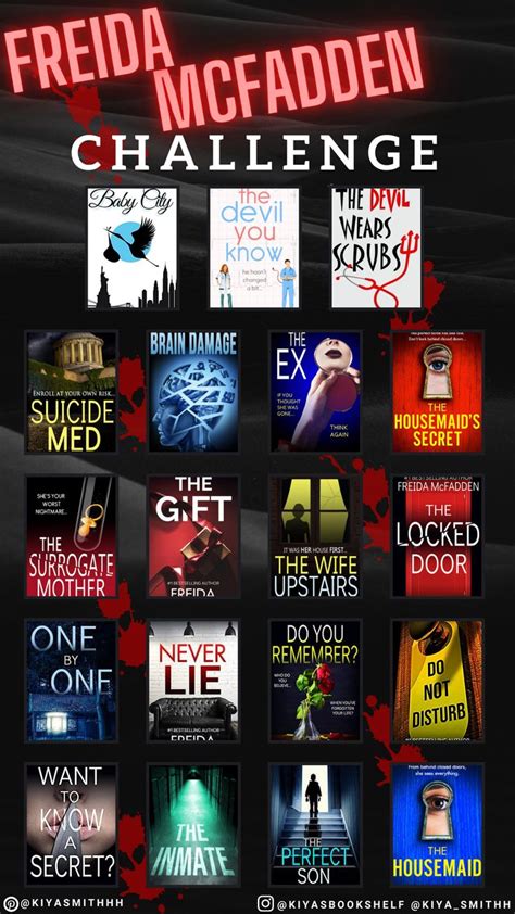 Freida Mcfadden Book Challenge In Thriller Books Psychological