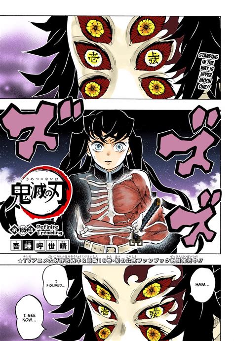 Kimetsu No Yaiba Digital Colored Comics Chapter 165 Anime Demon Anime Slayer Anime