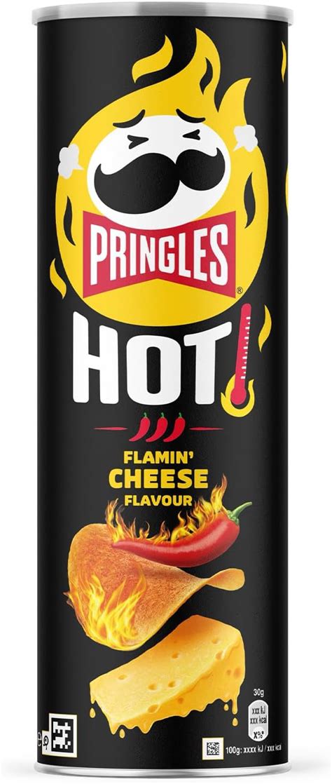 Pringles Hot Flamin Cheese Flavour G Amazon Co Uk Grocery