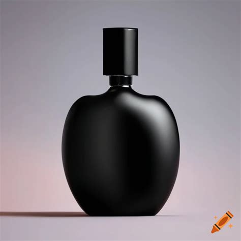 Sleek Black Perfume Bottle On Craiyon