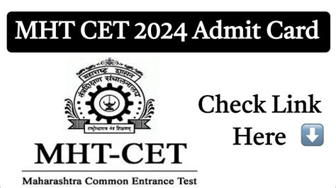 Mht Cet Admit Card Released For Pcb Group Check Link Here