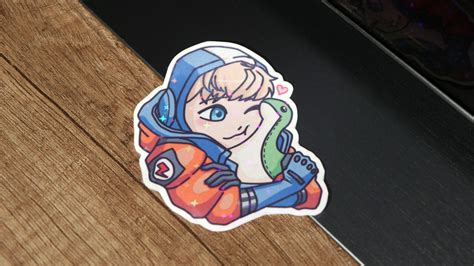 Wattson Hugging Nessie Apex Legends Sticker Holographic Etsy