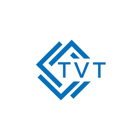 Tvt Technology Letter Logo Design On White Background Tvt Creative