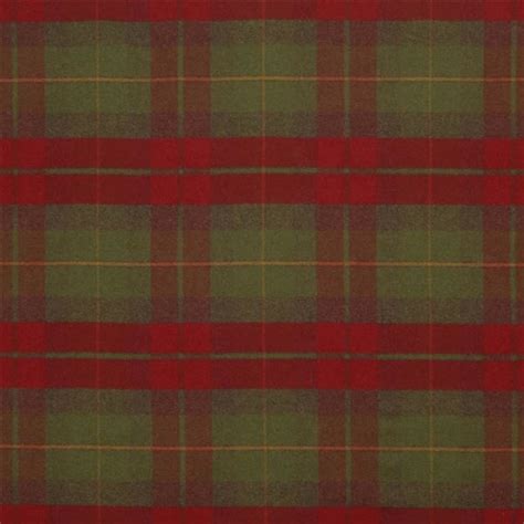 Sommerset Plaid Loden Fabric Signature Wool Tartan Fabric Ralph