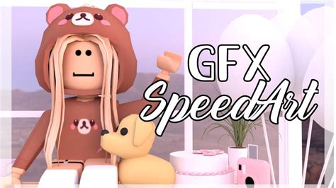 Roblox GFX SpeedArt Blender YouTube