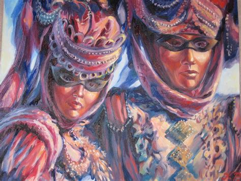 Masquerade Painting By Ekaterina Pozdniakova Fine Art America