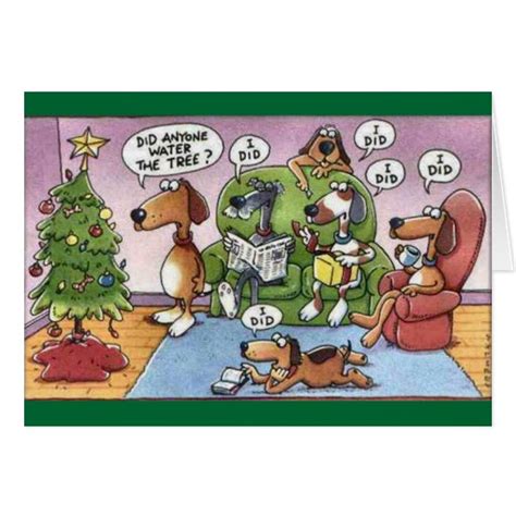 Funny Christmas Dog Card | Zazzle