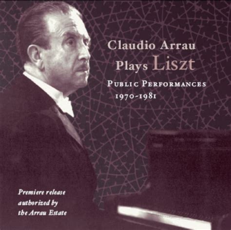 Music Arts Arrau Liszt Public Performances