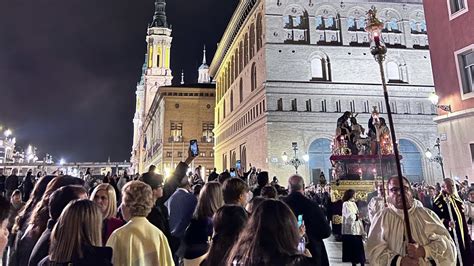 Paso De La Santa Cena En La Seo Marcha La Saeta Jueves Santo