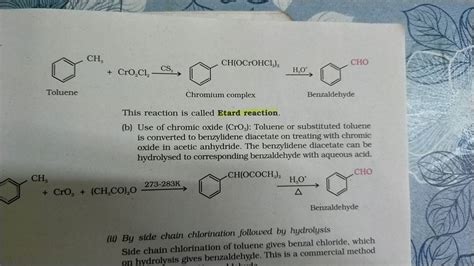 This reaction is called Etard reaction. | Filo