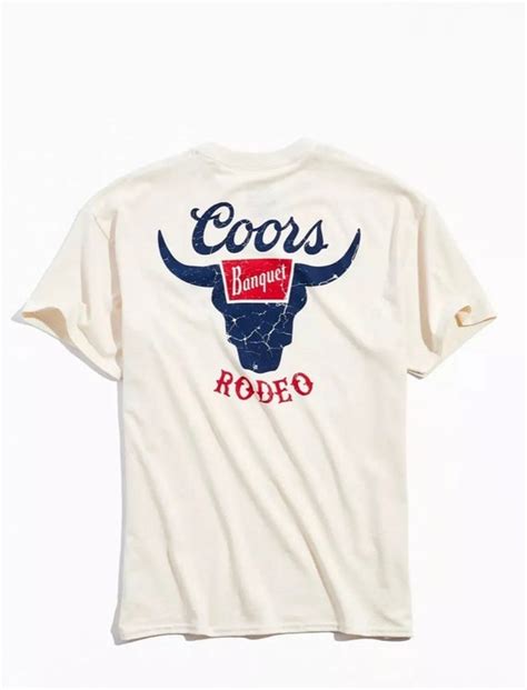 Coors Banquet Rodeo T Shirt Etsy