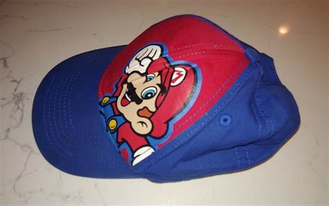 Super Mario Brothers Mario Hat Cap Nintendo Blue Yout Gem
