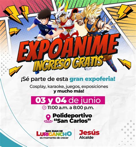 Participa en nuestra primera ExpoAnime Campañas Municipalidad