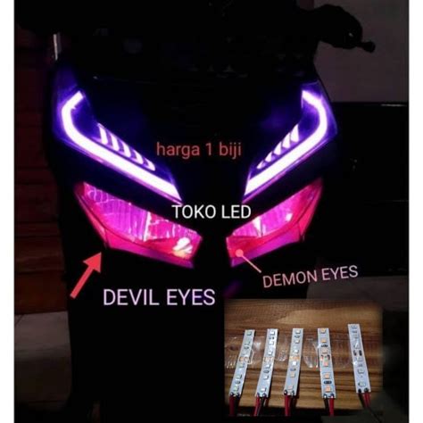 Jual Lampu LED Demon Eyes Devil Eye 3 TITIK 6 Titik 9 Titik 12 Titik