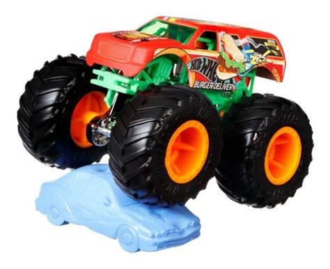 Monster Trucks Burger Delivery Hot Wheels Mattel Cuotas sin interés
