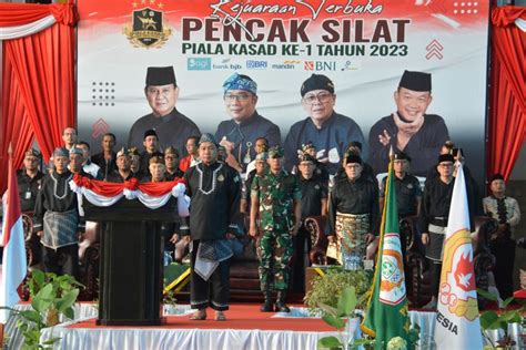 Wakasad Letjen Tni Agus Subiyanto Resmi Buka Kejuaraan Pencak Silat