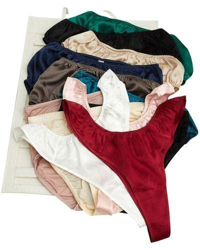 Women S Soft Strokes Silk Panties And Underwear From Lyst