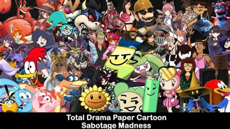 Total Drama Paper Cartoon Sabotage Madness S42 E8 YouTube