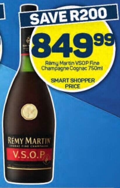 Rémy Martin VSOP Fine Champagne Cognac 750ml offer at Pick n Pay Liquor