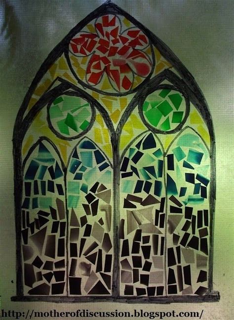 Making Gothic Stained Glass Windows Medieval Crafts Middle Ages Art Medieval Art