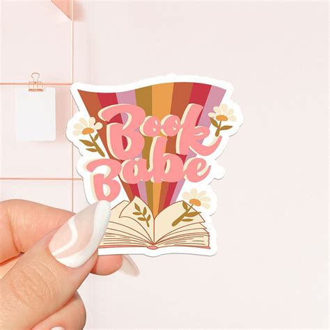 Book Babe Sticker Bookish Sticker Book Lover Gift Bookish Merch Kindle Sticker Smut Reader