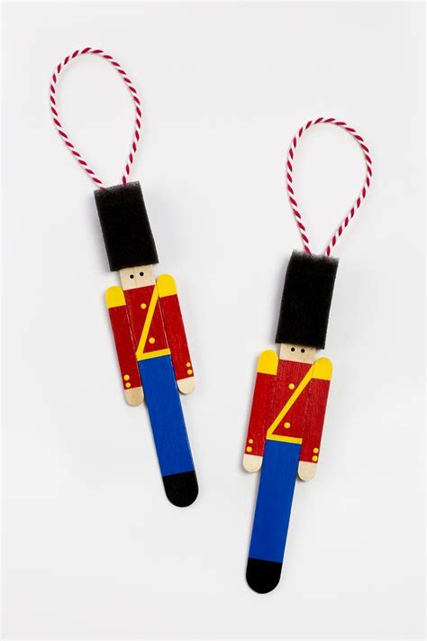 Diy Wooden Toy Soldier Ornament