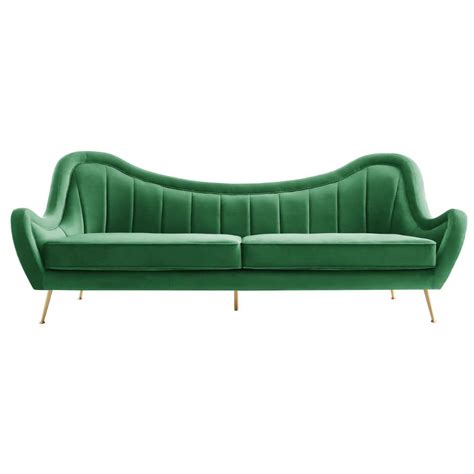 Everly Quinn Cheshire Channel Tufted Performance Velvet Sofa Wayfair