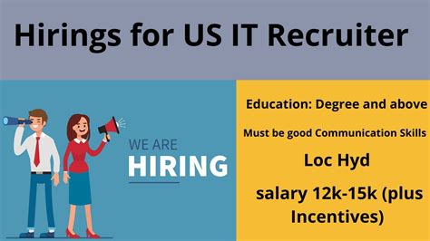 Us IT Recruiter Jobs In Hyderabad Openings For Freshers YouTube