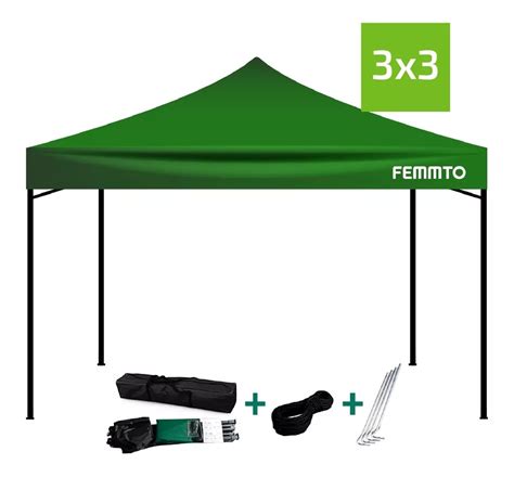 Gazebo 3x3 Metros Autoarmable Plegable Reforzado Exterior Gazebos