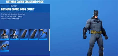 Fortnite Batman Caped Crusader Pack