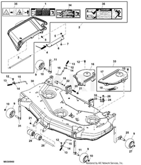 John Deere 48 Mower Deck Diagram