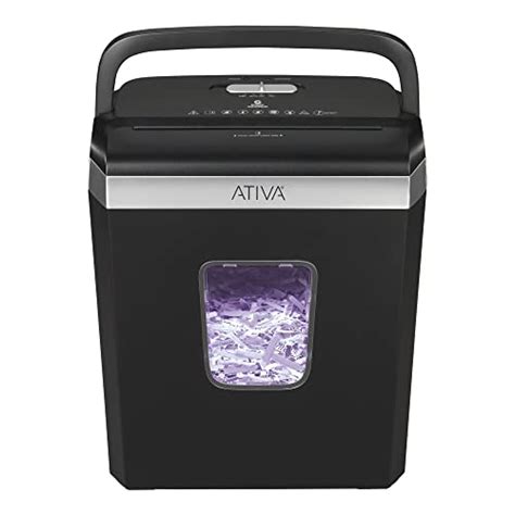 Ativa® 6 Sheet Cross Cut Shredder Black A06cc19 Pricepulse