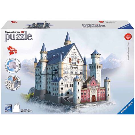 Ravensburger 3D Puzzle Neuschwanstein Castle 216 Piece Jigsaw